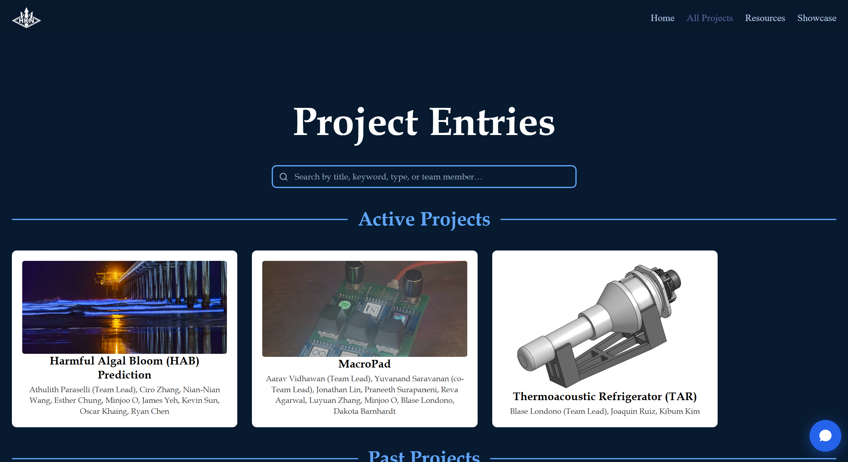 Projects Portal